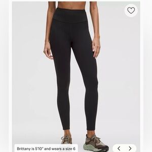 Lululemon Fast and Free High Rise Tight | Black Leggings
